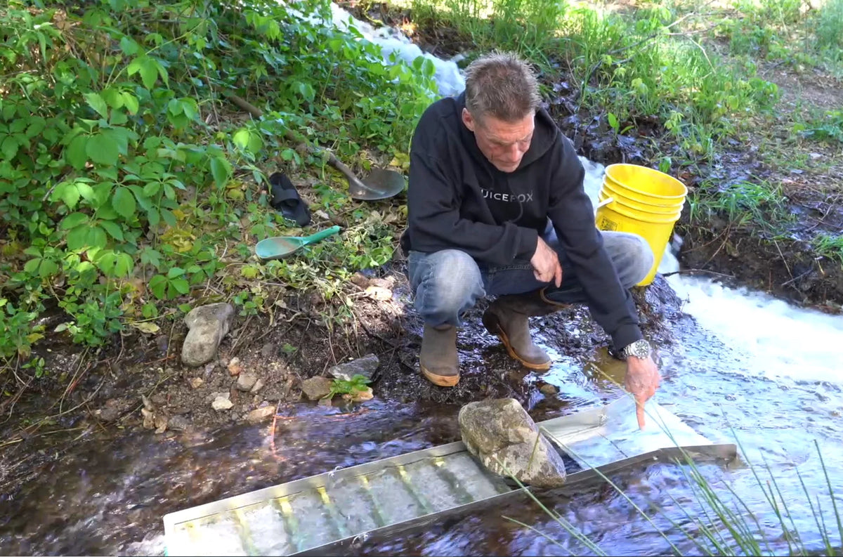 Complete Gold Mining Kit with 50 inch Gold Sluice Box X470