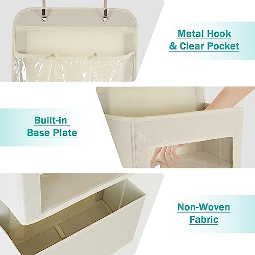 4-Shelf Grey Door Hanging Organizer M982153