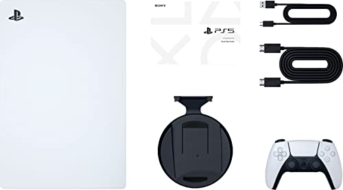 Playstation 5 Disc Version Console Horizon Forbidden West Bundle - 4K-TV Gaming, 16-GB GDDR6 RAM, 8K Output, WiFi 6, 825GB SSD F3014