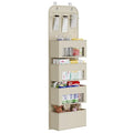4-Shelf Grey Door Hanging Organizer M982153