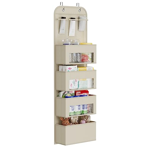 4-Shelf Grey Door Hanging Organizer M982153