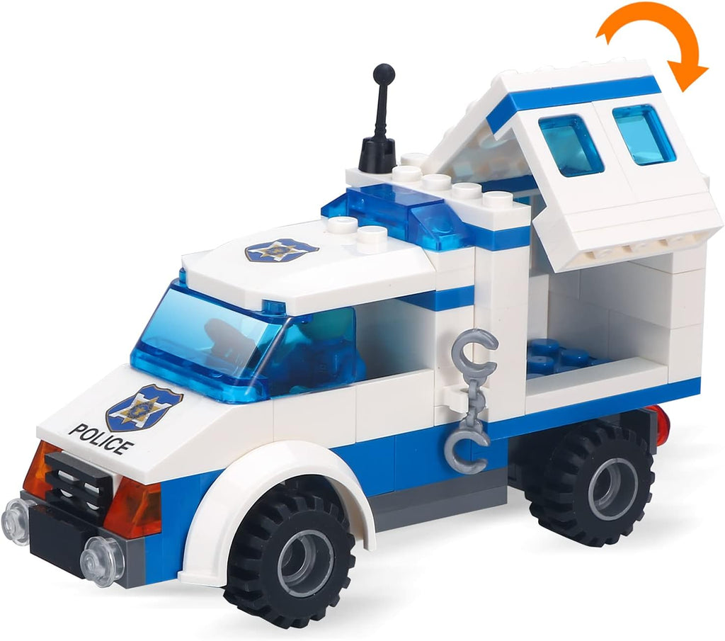 368 PCS City Police Building Set with 4 Mini Dolls V3288