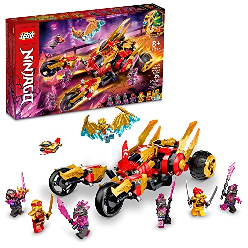 Kai’s Golden Dragon Raider Multi-Terrain Car Toy Building Set R26884