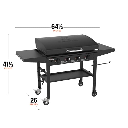36 Inch 4 Burner Gas Griddle with Hood L206788