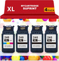 4-Pack Remanufactured Ink Cartridge (3 Black, 1 Tri-Color) O132847