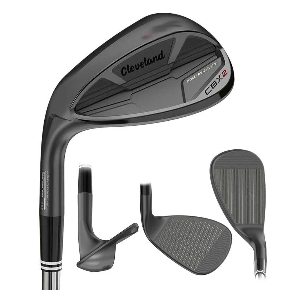 Black Satin Wedge Steel Shaft F10470