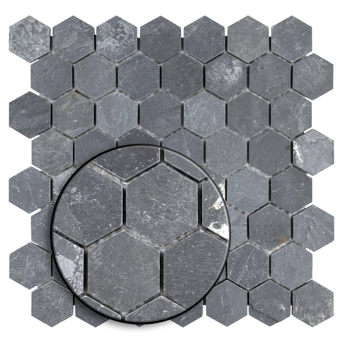 Mosaic Hexagon Stone Tile M59672