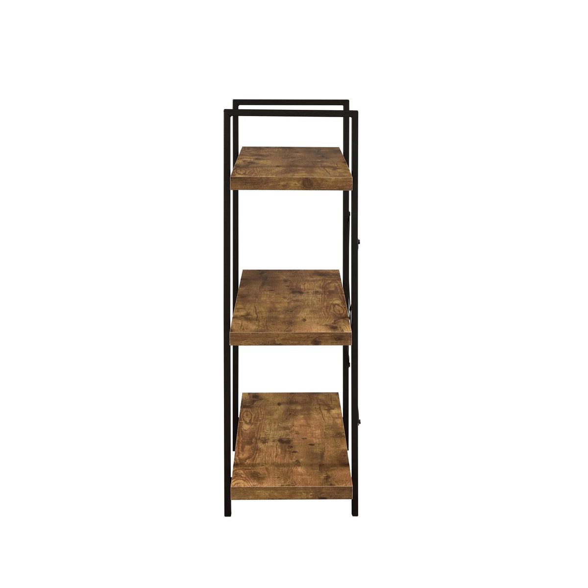 Antique Nutmeg 3-tier Open Back Bookcase W638