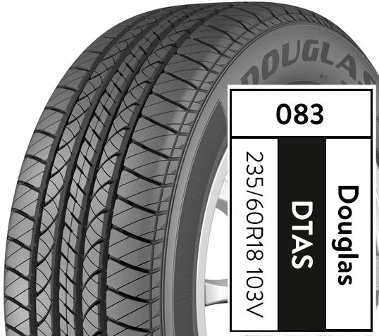 235/60R18 103V All-Season Tire W9447