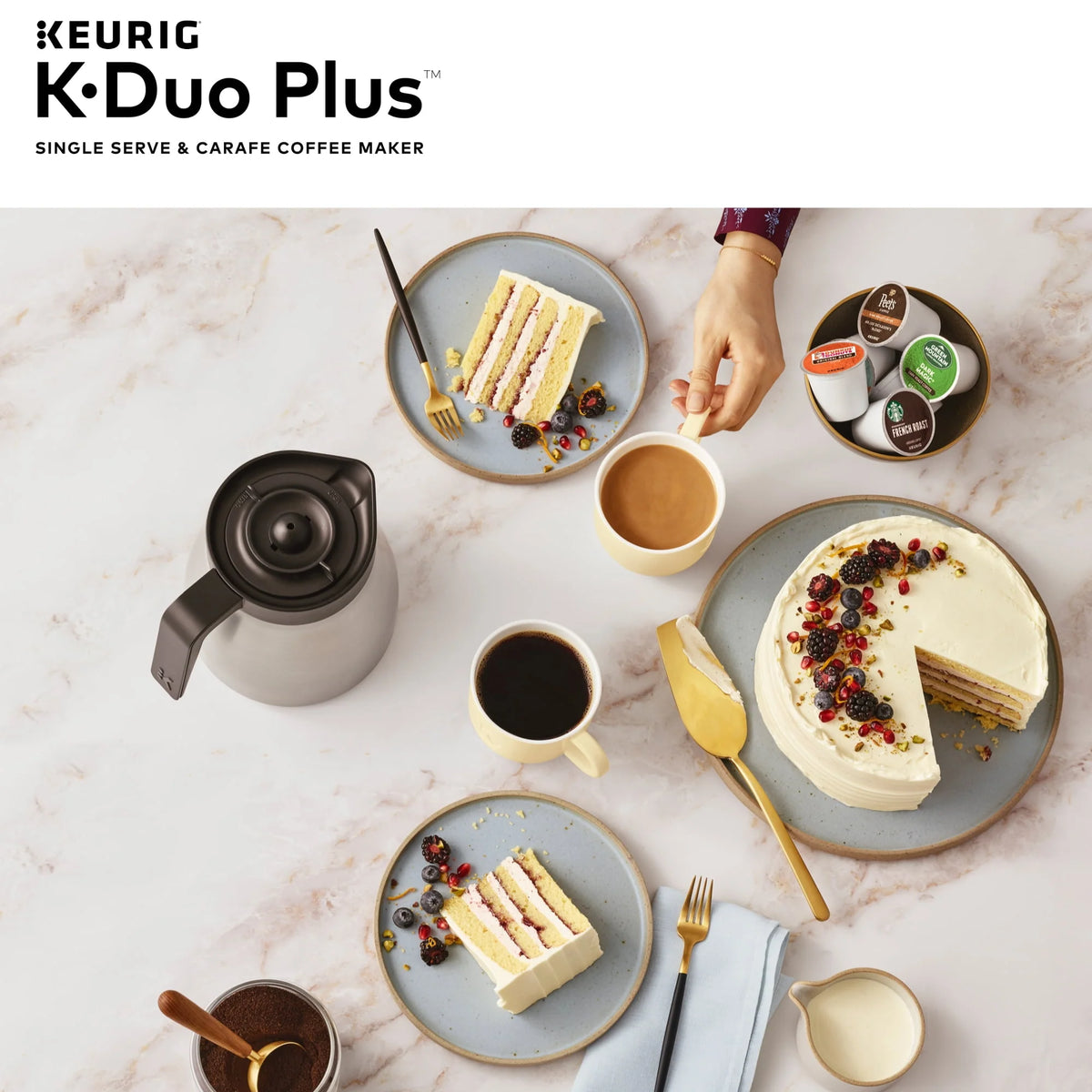Single Serve & Carafe Coffee Maker U8681