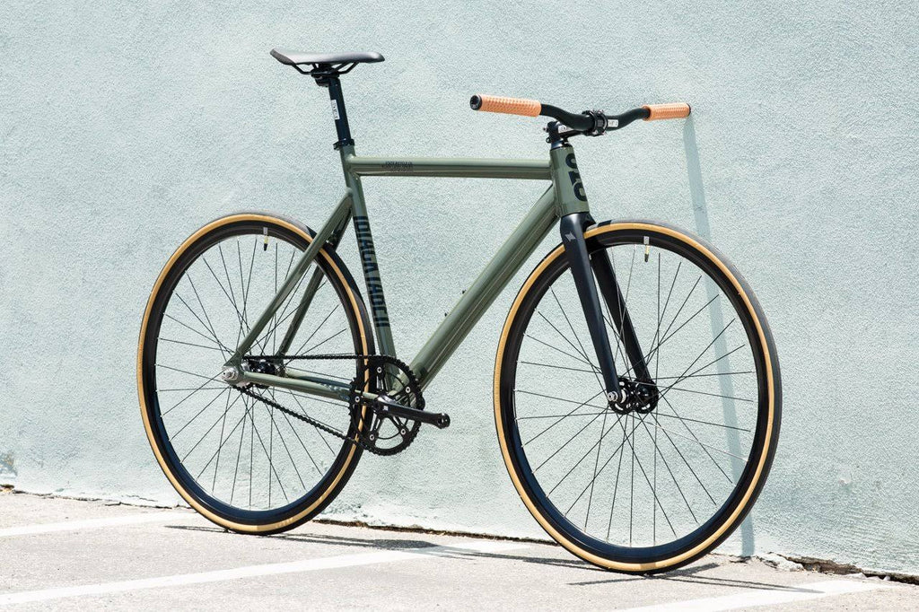 Army Green Track Bike 49 cm Riser Bar I96534