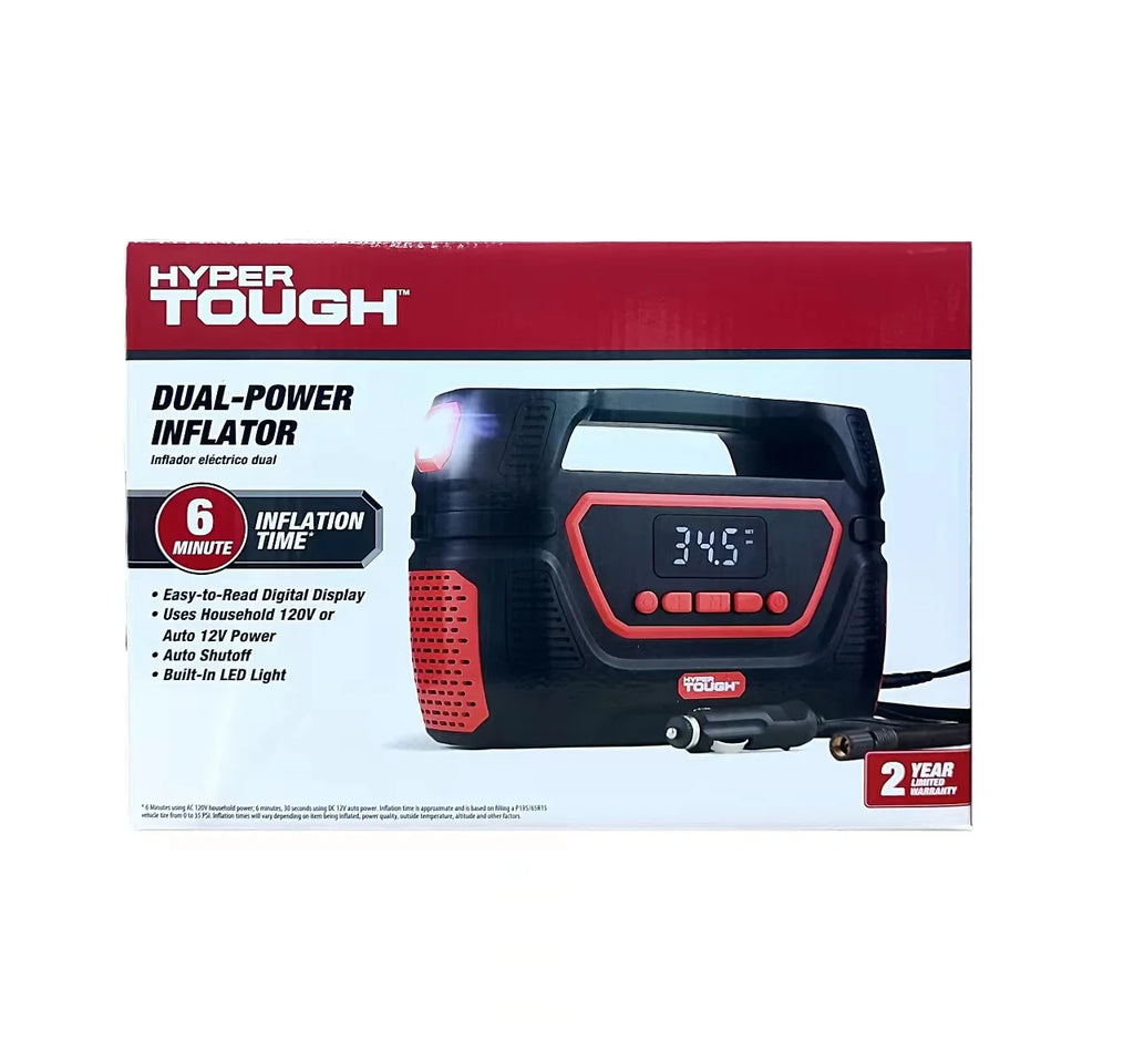 Dual Power Digital Inflator 12V 120V T83547