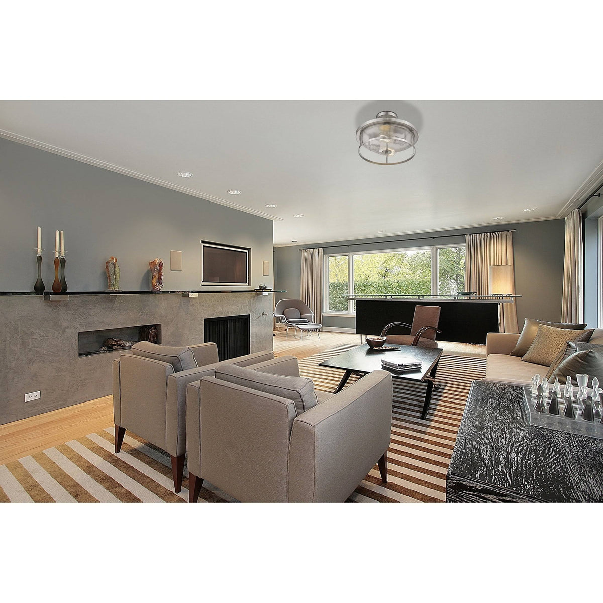 Semi Flush Mount Light F236732