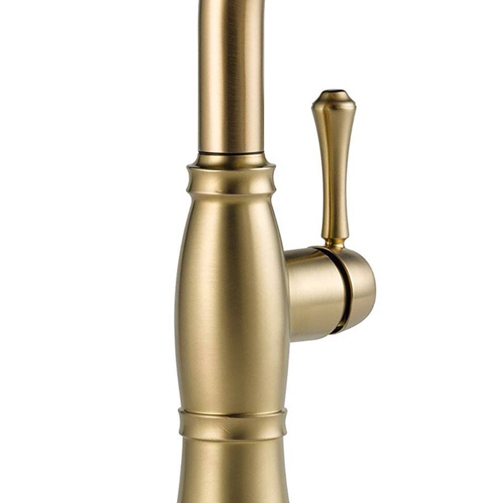 Champagne Bronze Single Handle Pull Down Kitchen Faucet P975997