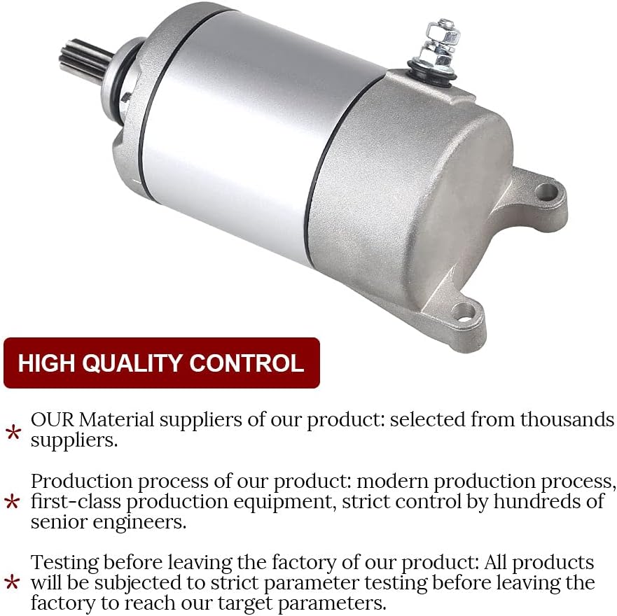 Starter Compatible with Yamaha YFM350 2004-2014 Pack of 2 T1423