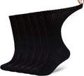 6 Pairs Cotton Diabetic Socks Non-Binding Extra Wide Top E24970