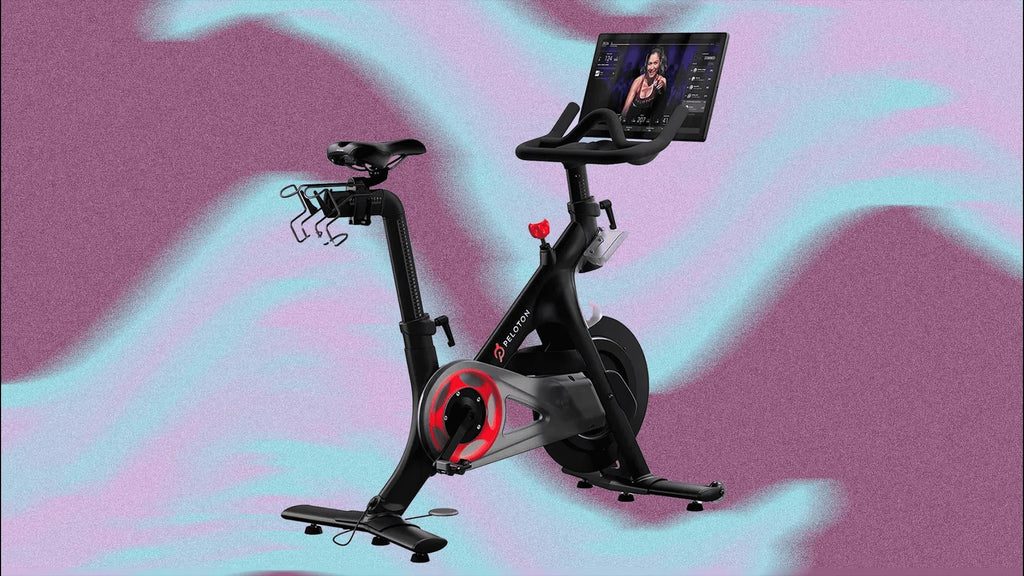 Indoor Stationary Exercise Bike with 22 HD Touchscreen O32120