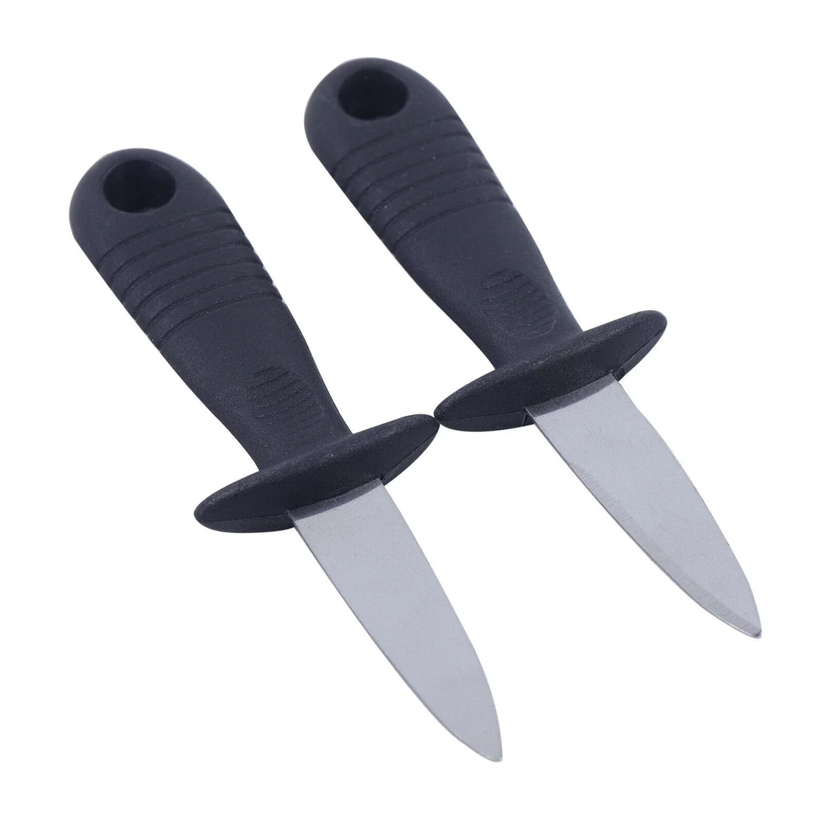 Manual Oyster Clam Shucker Stainless Opener Tool with 2 Blade C73312