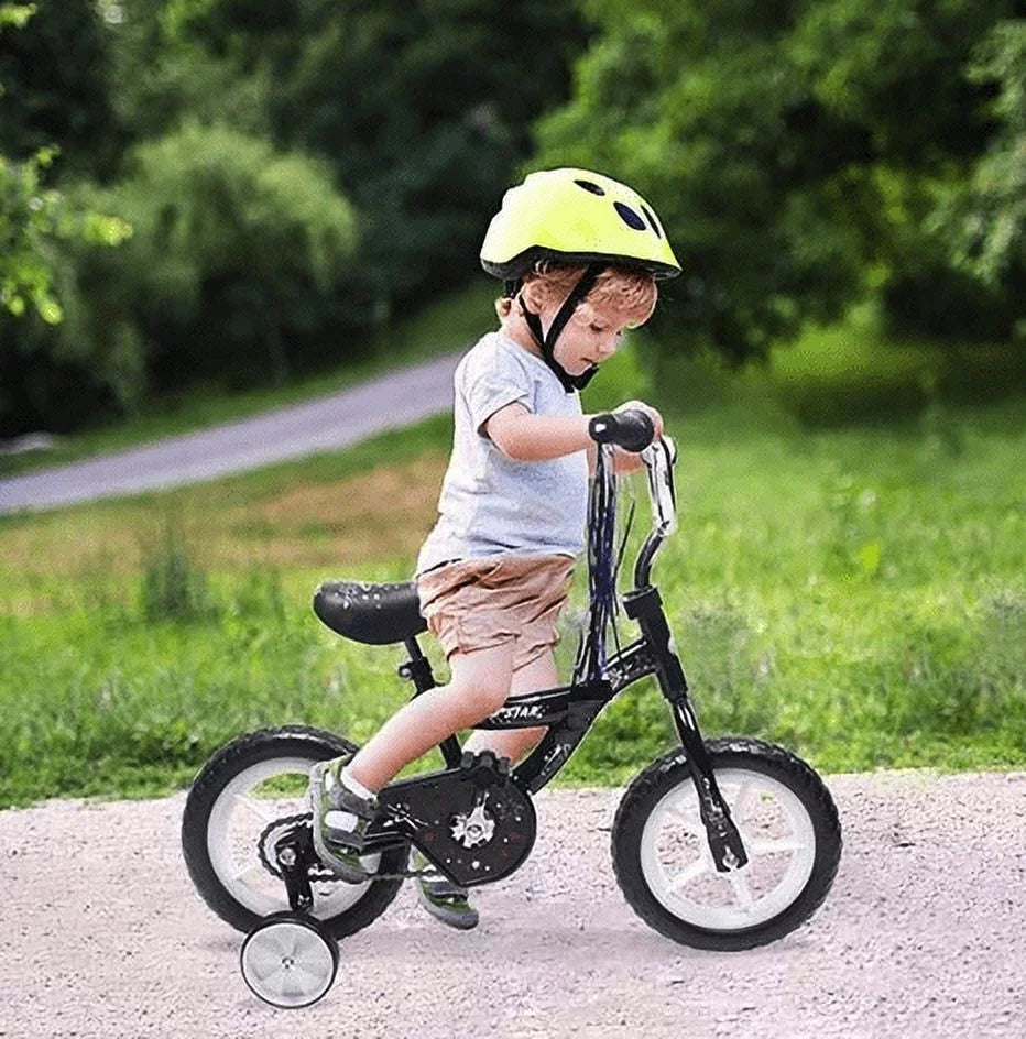 12 Kid's Beginner Bicycle Foam Tire Black Y114