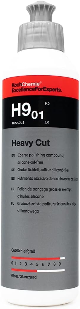 Heavy Cut Coarse Polishing Compound, Silicone-Oil-Free, 1 Liter, Pack of 2 J72613