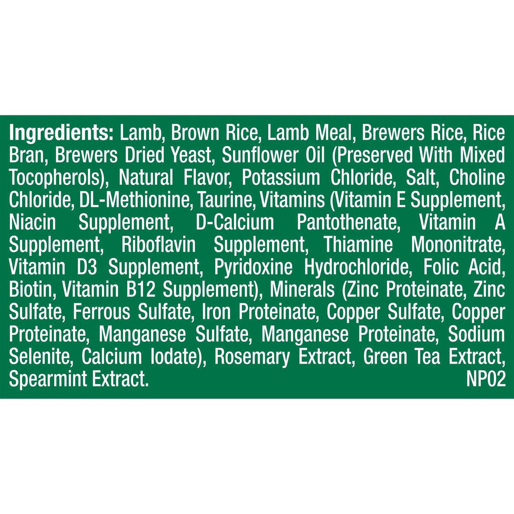 Lamb & Brown Rice Dry Dog Food O69924