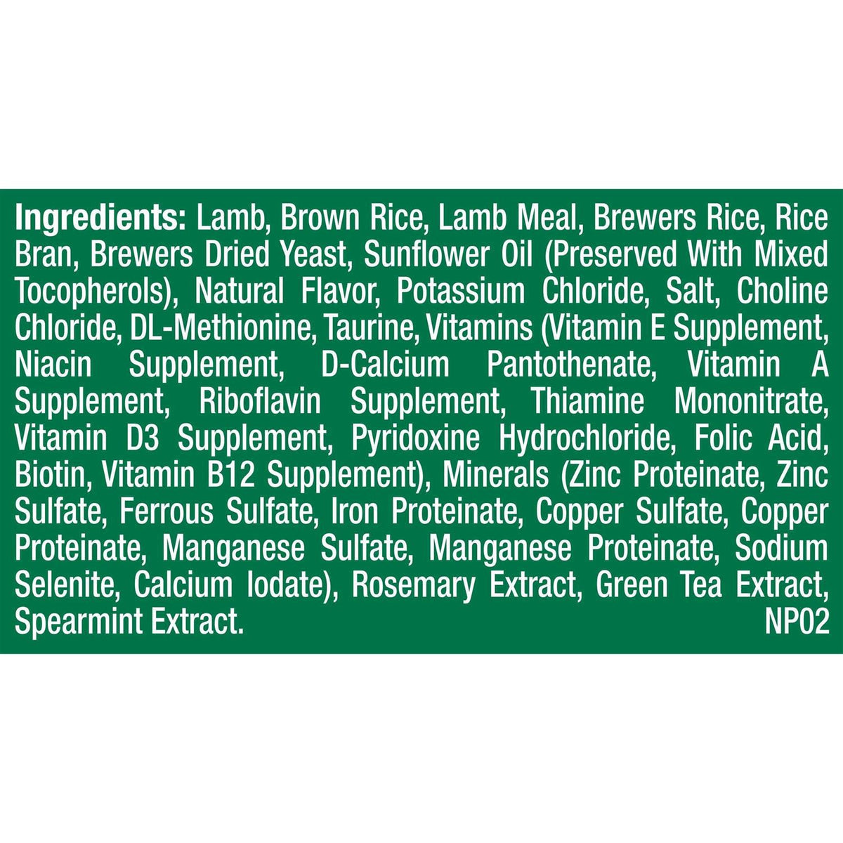 Lamb & Brown Rice Dry Dog Food O69924