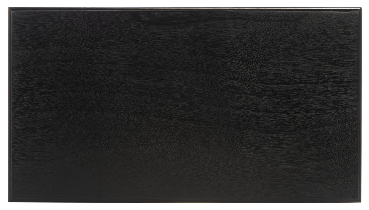 Black 3-Drawer Wood Console Table K7161