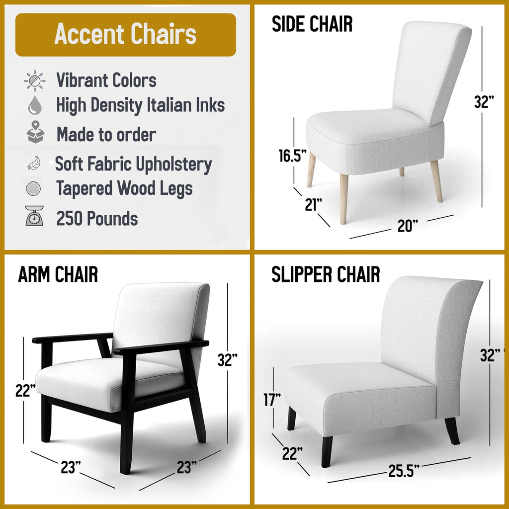 Upholstered Traditional Accent Chair D7507