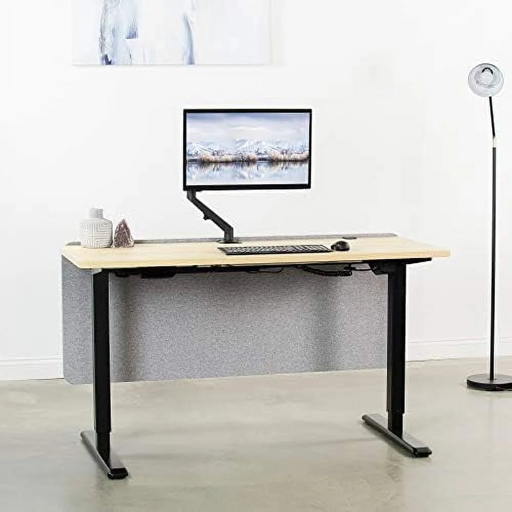 60 X 24 Inch Gray Acoustic Privacy Panel H632