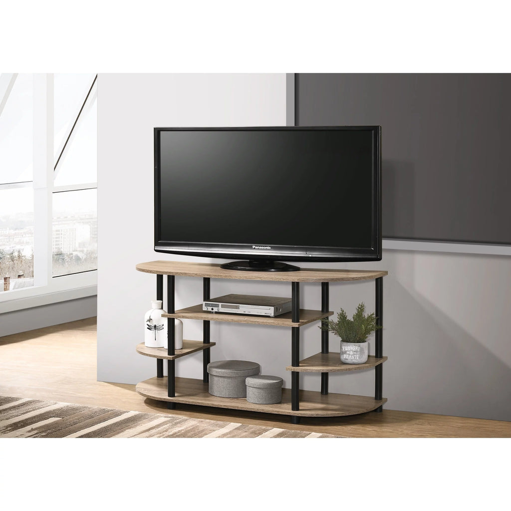 Engineered Wood TV Stand in Sandstone Tan W7607