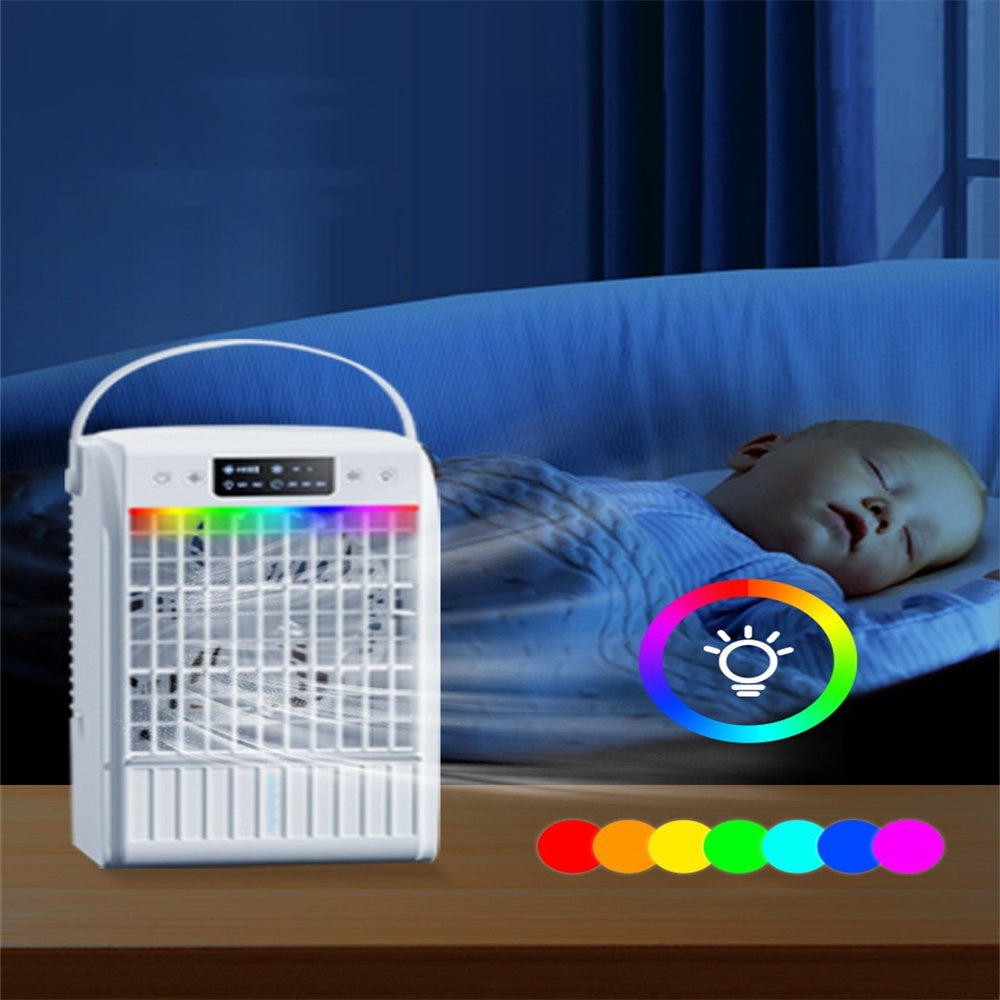 Mini Portable Air Conditioner, Evaporative Air Cooler with 1500ML Water Tank M18094