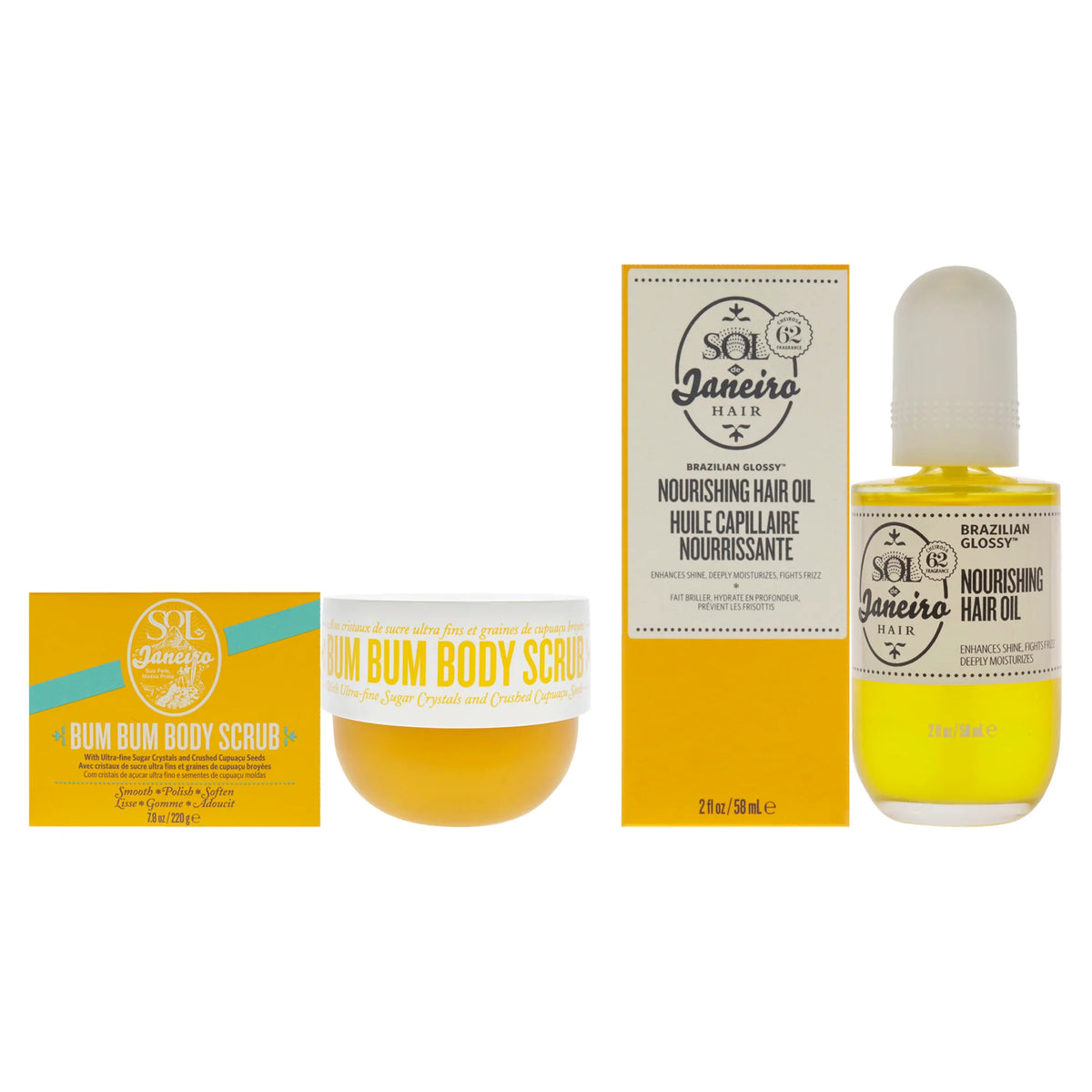 2 Pc Kit 7.8oz Scrub, 2oz Oil Y72805
