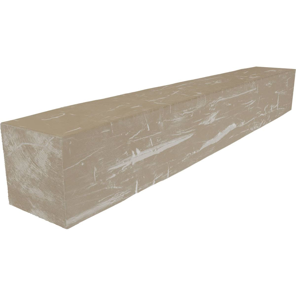 White Washed Faux Wood Fireplace Mantel M6545