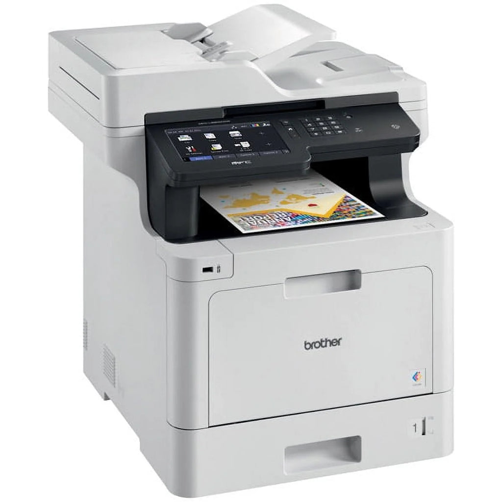 Color Laser All-in-One Printer with Duplex Print Copy Scan and Wireless Networking B7360