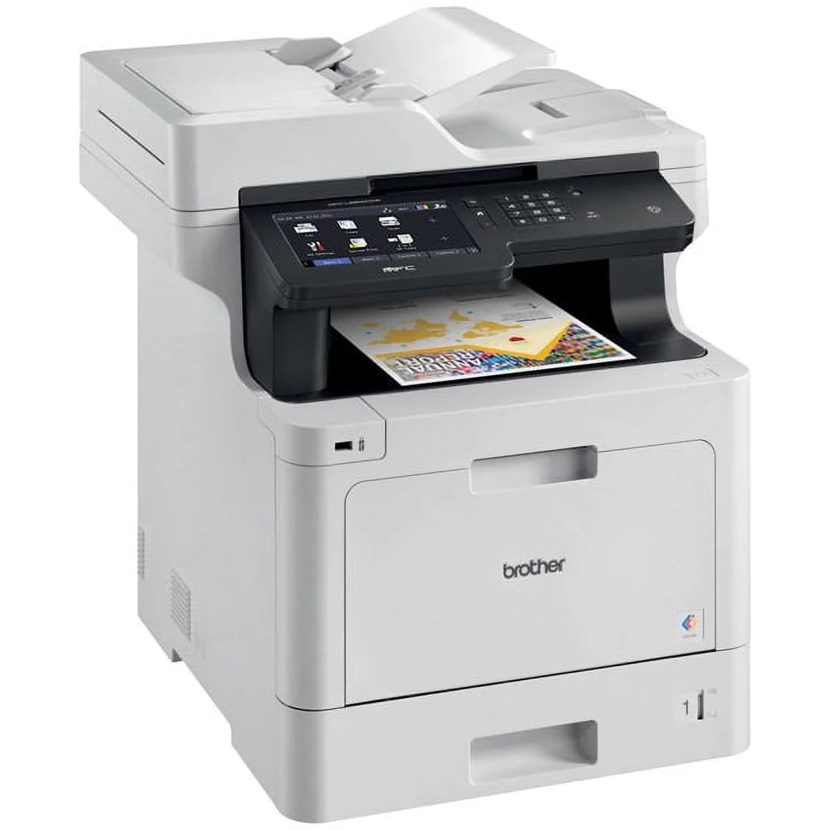 Color Laser All-in-One Printer with Duplex Print Copy Scan and Wireless Networking B7360