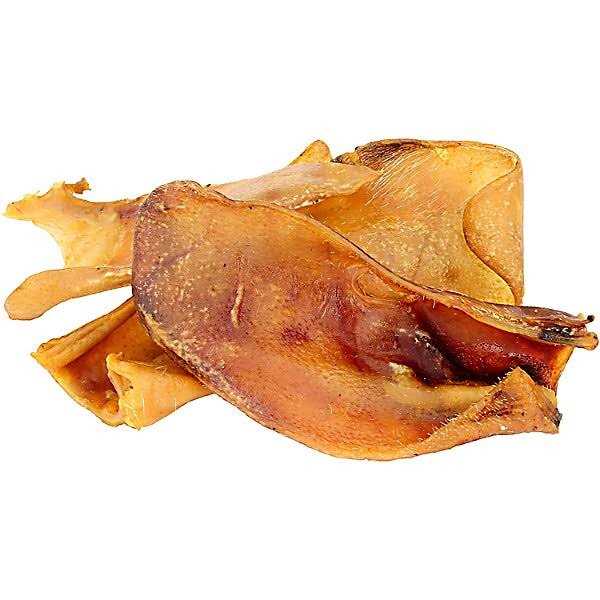 Large Whole Pig Ears Dog Chew Treats J2160
