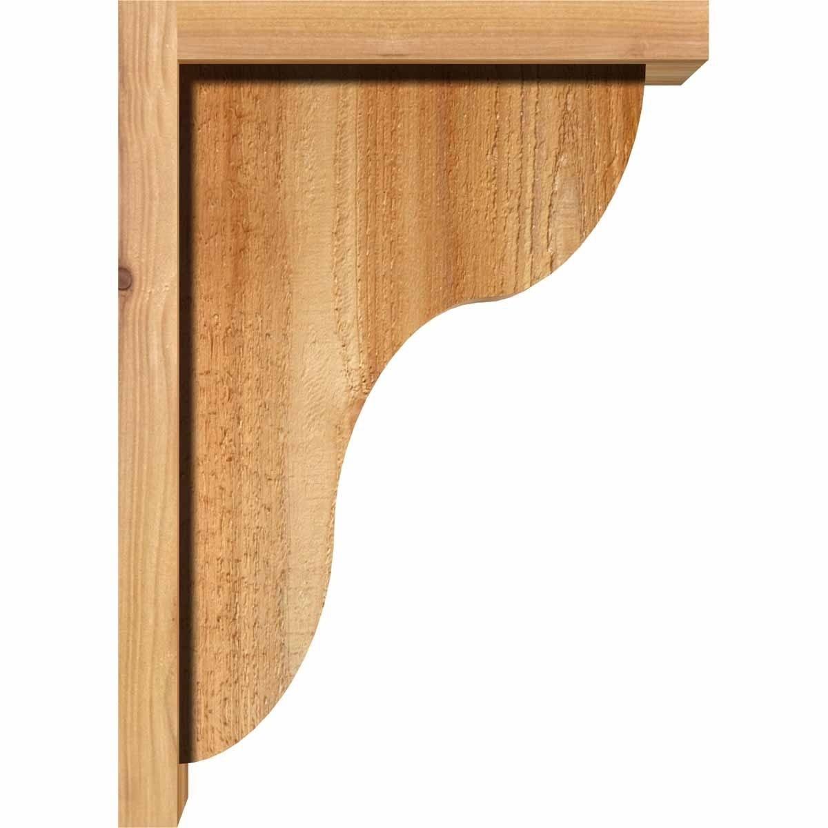 8x22W x 10x22D x 26x22H Western Red Cedar Corbel D76821