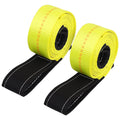 10'x2 Nylon Tow Strap 2 Pack 15,000lbs Heavy Duty Lifting Sling X36219