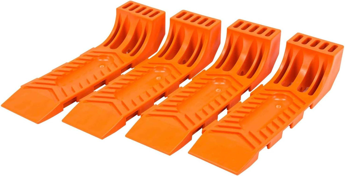 Interlocking Tire Skates Safety Orange (4pc Set) L826