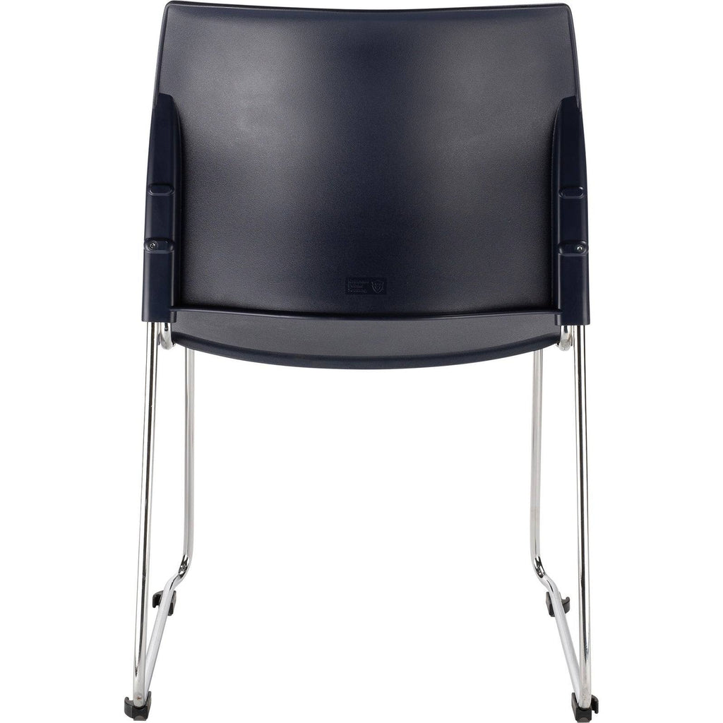 Black All Plastic Cafetorium Chair, 4 Pack S5090
