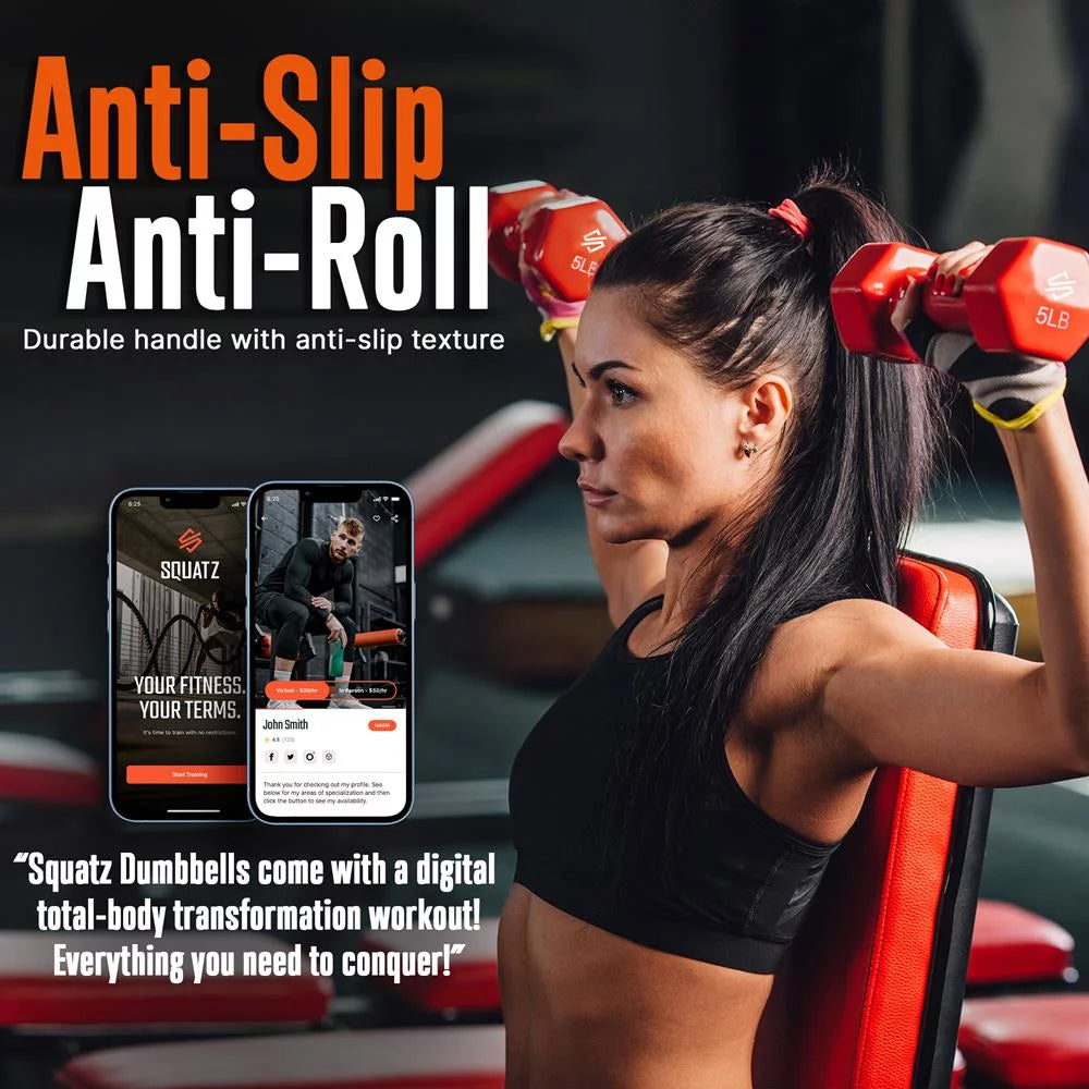 20 lbs. Neoprene Coated Dumbbell Set with Stand M137978