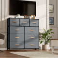 9 Drawer Grey Wood Dresser N428567
