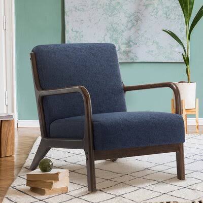 Blue Fabric Armchair N984