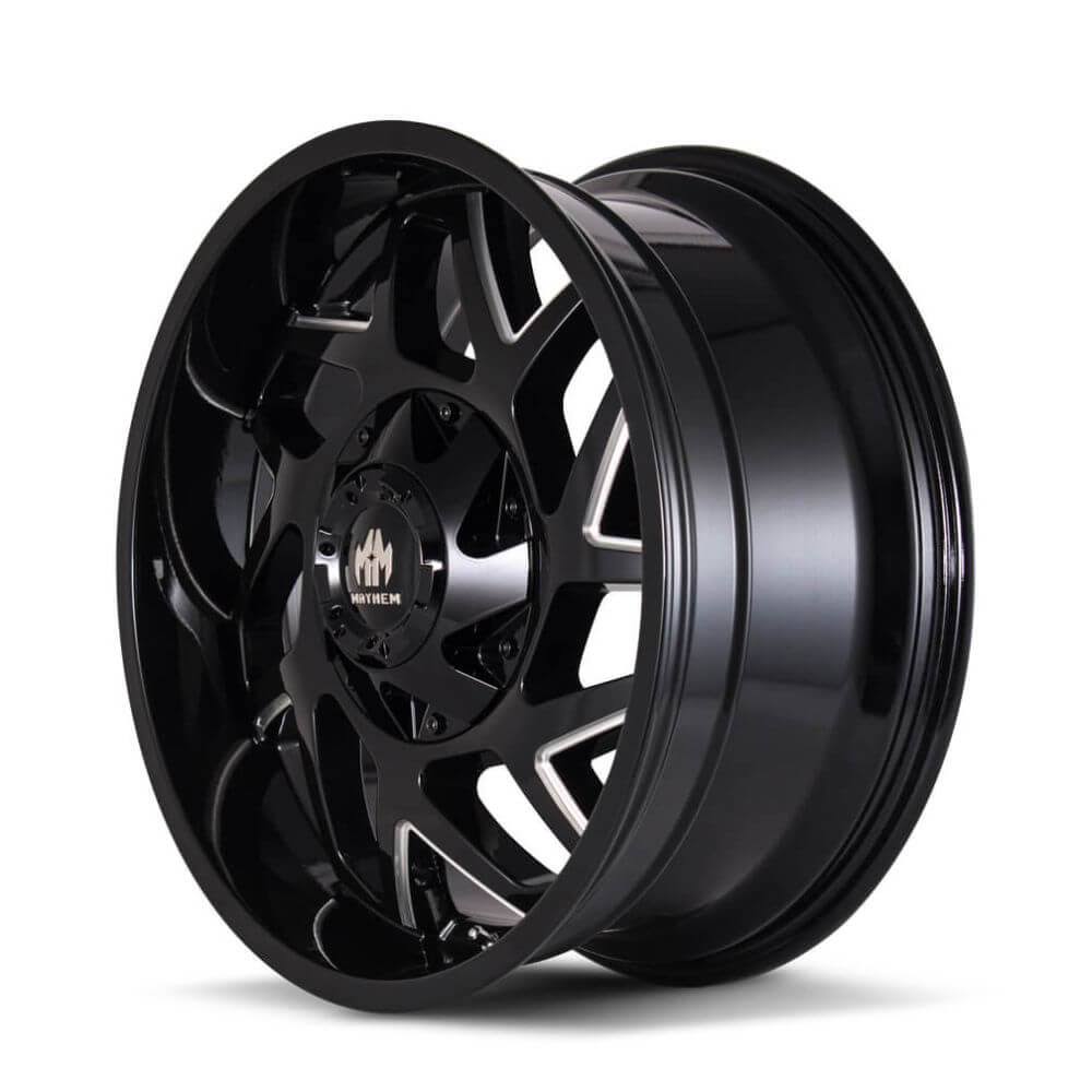 Black Milled 20x9 8x180 18mm Wheel V120548
