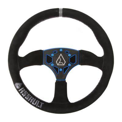 Suede Steering Wheel Blue M989269