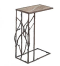 Indoor/Outdoor Pull-Up Table with Marble Top C68249