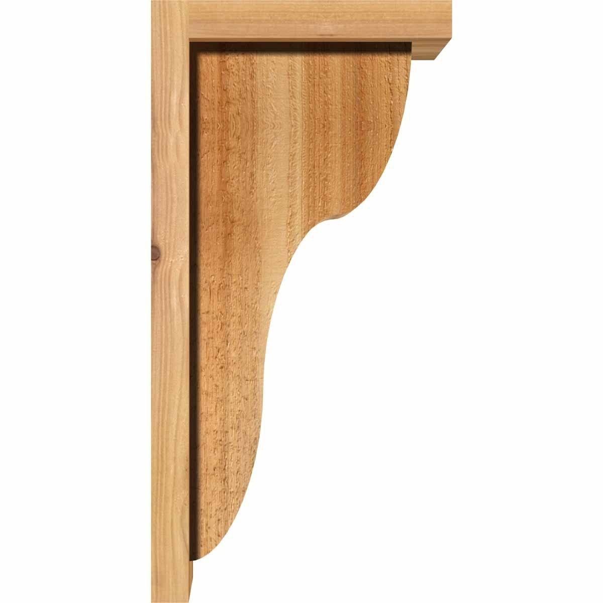 8x22W x 10x22D x 26x22H Western Red Cedar Corbel D76821