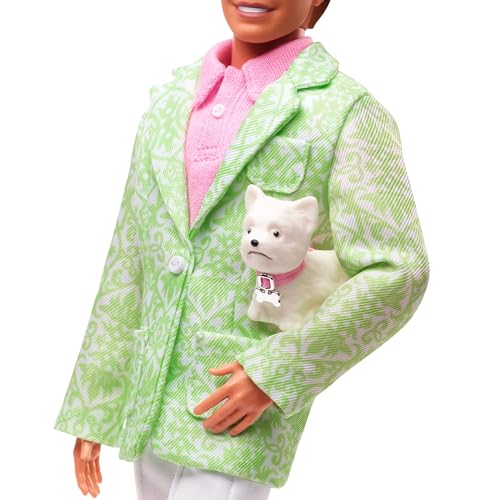 Ken Doll in Pastel Suit with Dog G331992
