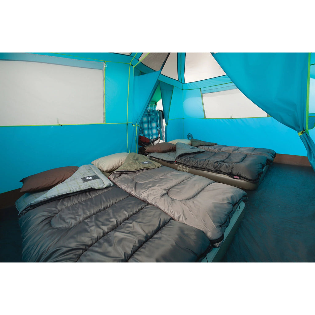 8-Person Light Blue Cabin Camping Tent P769