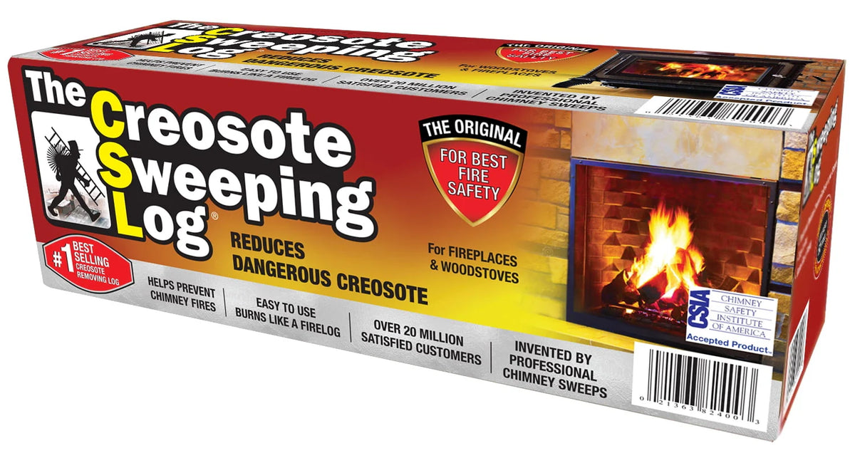 Creosote Sweeping Log for Fireplaces and Woodstoves J45985